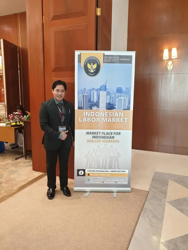 Pimpinan PT DTJA di Stan KBRI Kuwait City